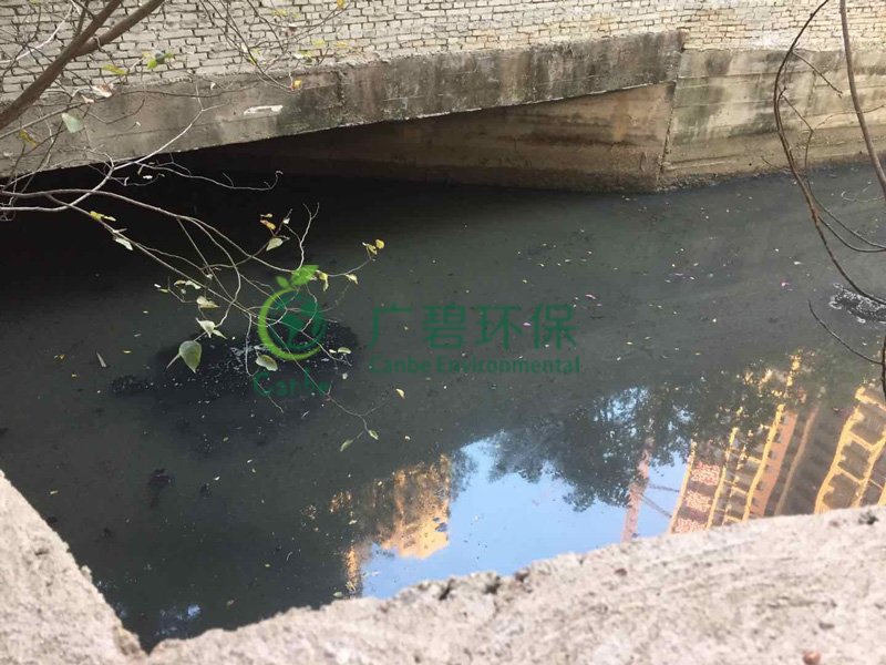 順德(dé)灝景灣河湧水質應急(jí)處理治理(圖1) 順德灝景灣河湧水質應急處理治理(圖1)