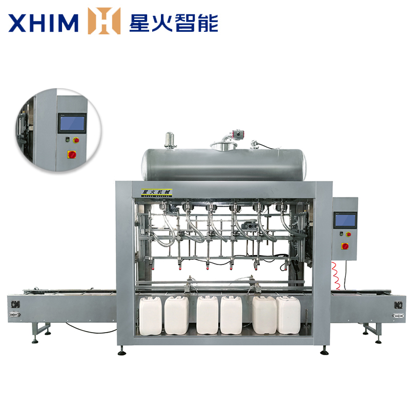 大型液體稱重灌裝機-全自動化工灌（guàn）裝機
