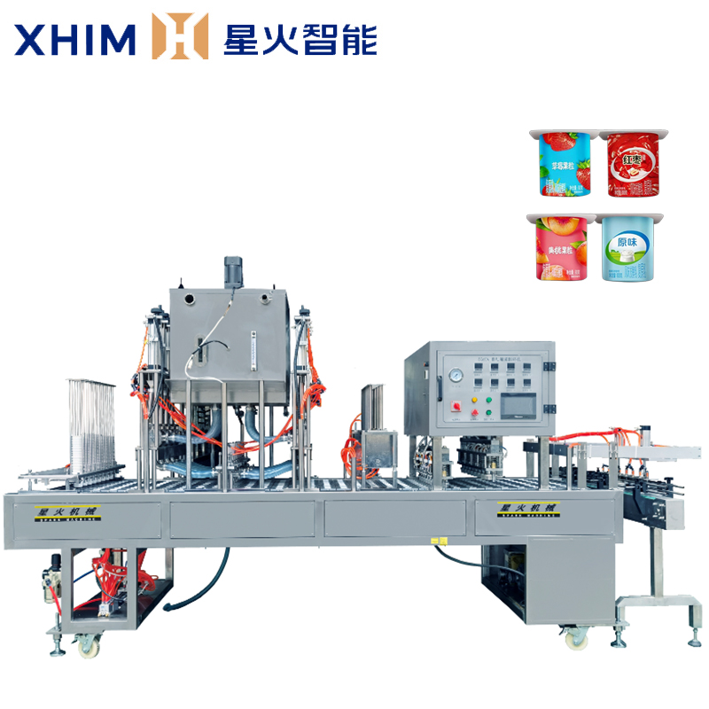 盒裝酸奶灌裝封口機-大（dà）型自動封口機