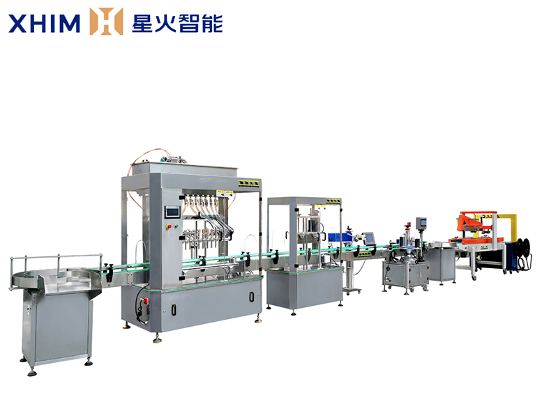 全套液（yè）體（tǐ）灌裝（zhuāng）生（shēng）產線-自動化液汁灌裝機（jī）設備