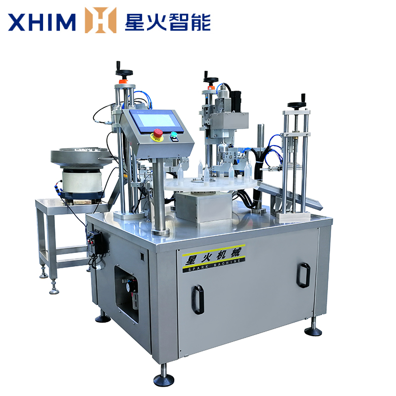 獨立式（shì）灌裝旋蓋一體機-全自動灌裝旋蓋機