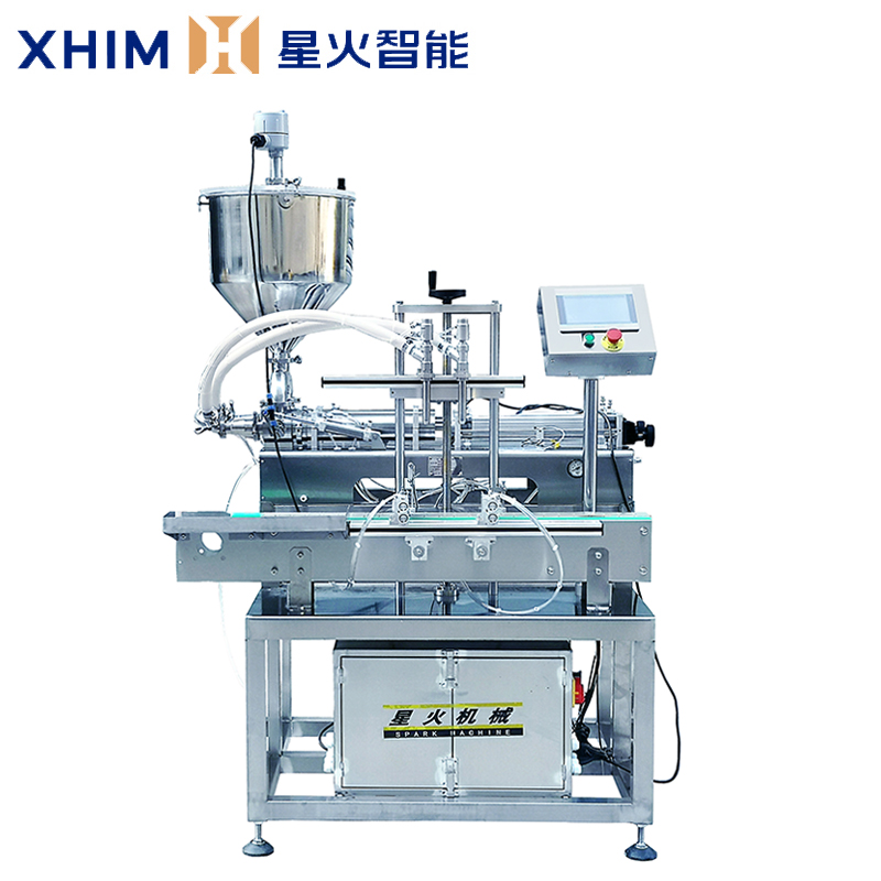 小（xiǎo）型膏體灌裝機（jī）-雙頭自動灌（guàn）裝機（jī）