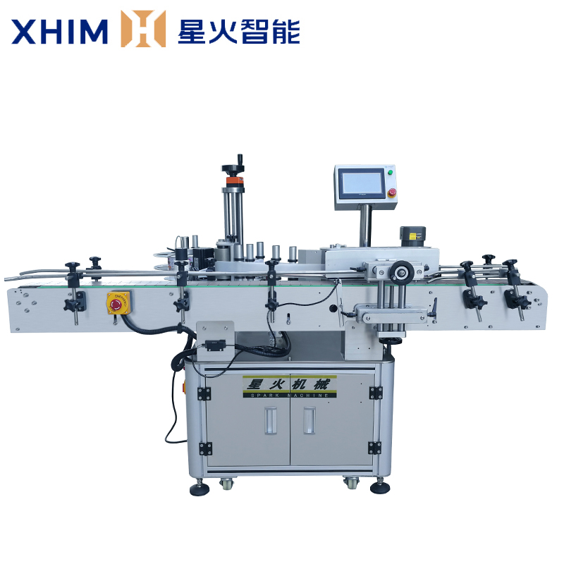 自動化圓瓶定位貼標機-多功能打印（yìn）貼標