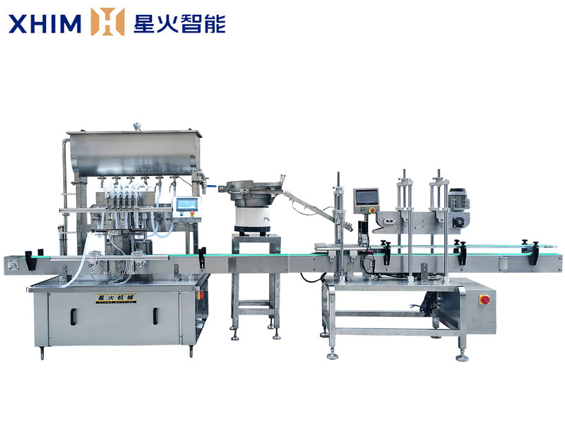 全自動芝麻油灌裝壓蓋生產（chǎn）線