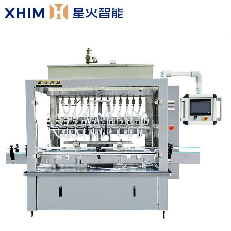 12頭防腐蝕液體灌裝機（jī）-消毒液自動灌裝機