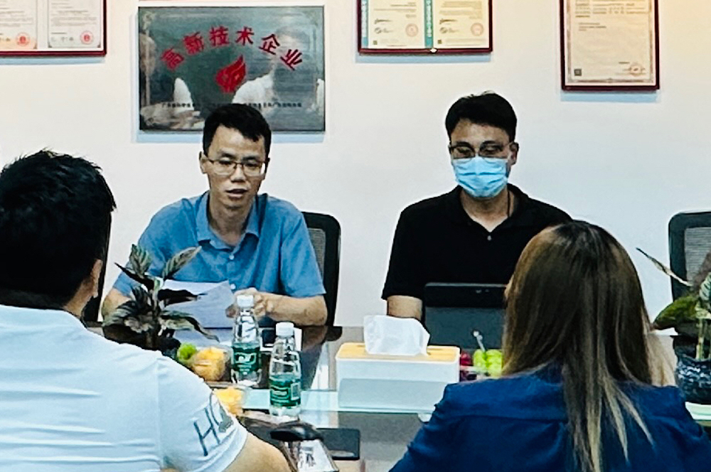 佛山市生態環境局、佛山市生態環境局順德分局領導蒞臨廣碧調研（yán）指導(圖2)