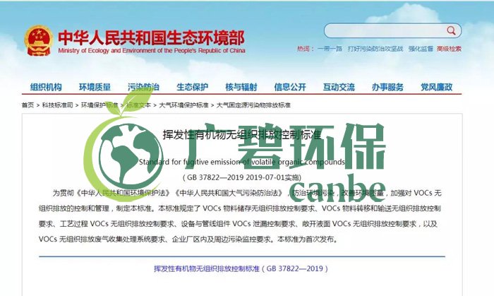 《揮發(fā)性有(yǒu)機物無組織排放控(kòng)製標準》2019年7月1日(rì)正(zhèng)式實(shí)施(圖1) 《揮發性有機(jī)物無組織排放控製標準(zhǔn)》2019年7月1日正式實施(圖1)